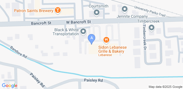Map to Alpha Omega Gym